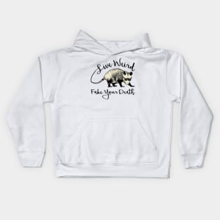 OPOSSUM QUOTES Kids Hoodie